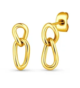 Vuch Moderne vergoldete Ohrringe Lusha Gold