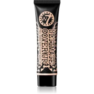 W7 Cosmetics Ultimate Cover Up vollständig abdeckendes Foundation Für Gesicht und Körper Farbton 2 75 ml