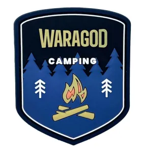WARAGOD Klettabzeichen 3D Camping 7x5cm