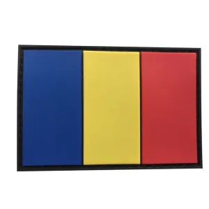 WARAGOD Klettabzeichen 3D Rumänien 7,5x5 cm