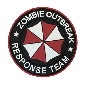 WARAGOD Klettabzeichen 3D Zombie Outbreak Response Team Resident Evil Umbrella 6cm