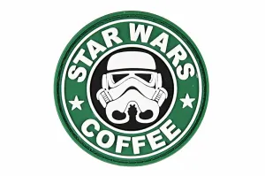 WARAGOD Taktischer Aufnäher StarWars & Coffee, 6cm