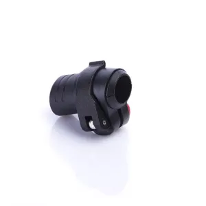 Warp ND - Flip-Lock Mechanik FL-17 schwarzer Kunststoff/schwarzer ALU Hebel/rote Mutter, für 18mm Durchmesser