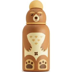 Waterdrop Steel Toddler Wasserflasche aus rostfreiem Stahl für Kinder Bear 400 ml