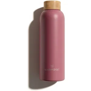 Waterdrop Thermo Steel Wasserflasche aus rostfreiem Stahl Farbe Pink Matt 600 ml