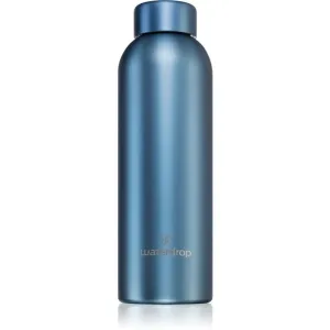 Waterdrop Thermo Steel Metal Wasserflasche aus rostfreiem Stahl Farbe Blue Brushed 600 ml