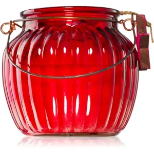 Wax Design Candle With Handle Red Duftkerze 11 cm