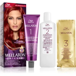Wella Wellaton Intense Permanent-Haarfarbe mit Arganöl Farbton 6/45 Red Passion 1 St