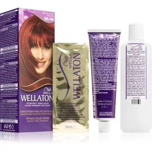 Wella Wellaton Intense Permanent-Haarfarbe mit Arganöl Farbton 66/46 Cherry Red 1 St