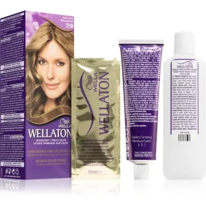 Wella Wellaton Intense Permanent-Haarfarbe mit Arganöl Farbton 7/0 Medium Blonde 1 St