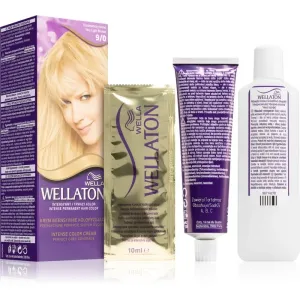 Wella Wellaton Intense Permanent-Haarfarbe mit Arganöl Farbton 9/0 Very Light Blonde 1 St