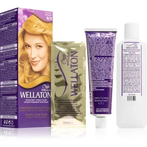 Wella Wellaton Intense Permanent-Haarfarbe mit Arganöl Farbton 9/3 Gold Blonde 1 St