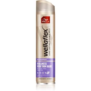 Wella Wellaflex Fullness For Thin Hair Haarspray mit extra starkem Halt für Flexibilität und Volumen 250 ml