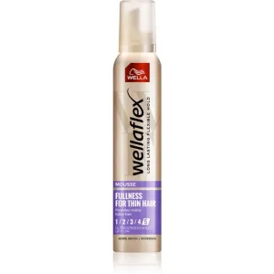 Wella Wellaflex Fullness For Thin Hair Schaumfestiger mit extra starker Fixierung für feines Haar 200 ml
