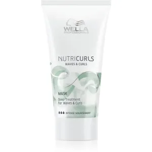 Wella Professionals Nutricurls Waves & Curls glättende Maske für welliges und lockiges Haar 30 ml