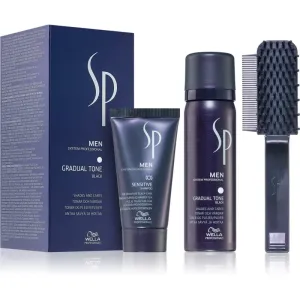 Wella Professionals Haartönungsschaum für Männer 60 ml + Haarshampoo 30 ml SP Men (Gradual Tone) black