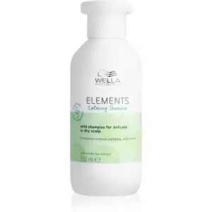 Wella Professionals Elements Calming beruhigendes und feuchtigkeitsspendendes Shampoo für empfindliche Kopfhaut 250 ml