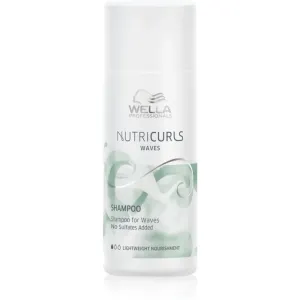 Wella Professionals Feuchtigkeitsspendendes Shampoo für welliges und lockiges Haar Nutricurls (Shampoo for Waves) 50 ml