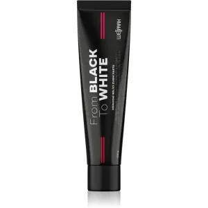 WellMax From Black to White bleichende Zahnpasta mit Aktivkohle 105 g