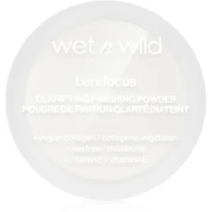 Wet n Wild Bare Focus Clarifying Finishing Powder mattierendes Puder Farbton Translucent 6 g
