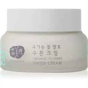 WHAMISA Organic Flowers Water Cream leichte feuchtigkeitsspendende Creme 51 ml
