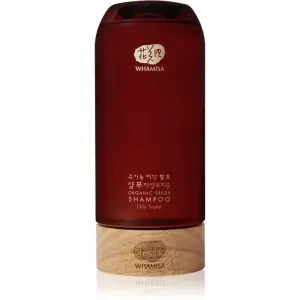 WHAMISA Organic Seeds Shampoo natürliches Kräutershampoo für fettige Kopfhaut 510 ml