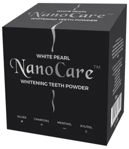 White Pearl NanoCare Zahnpuder mit Aktivkohle für weißere Zähne 30 g #316864
