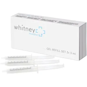 WhitneyPHARMA Gel refill set Ersatzfüllung für eine sanfte Zahnaufhellung 3x3 ml