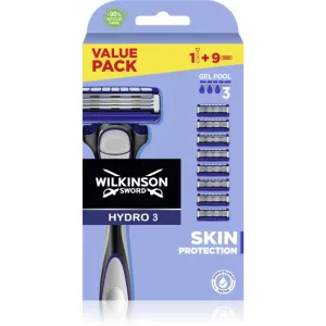 Wilkinson Sword Hydro3 Skin Protection Rasierapparat + Ersatzköpfe 1 St