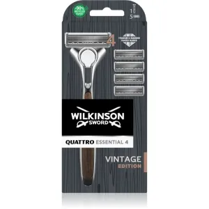Wilkinson Sword Quattro Essentials 4 Vintage Rasierer Ersatzklingen 4 pc 1 St