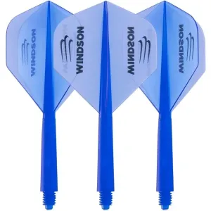 Windson ASTIX M Plastik Flights mit Schutzkappe, blau, größe os