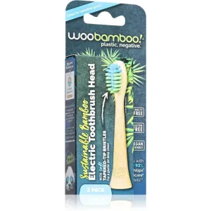 Woobamboo Eco Electric Toothbrush Head Ersatzkopf für Zahnbürste aus Bambus Compatible with Philips Sonicare 2 St