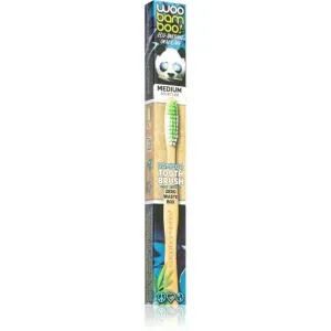 Woobamboo Eco Toothbrush Medium Bambus-Zahnbürste Medium 1 St