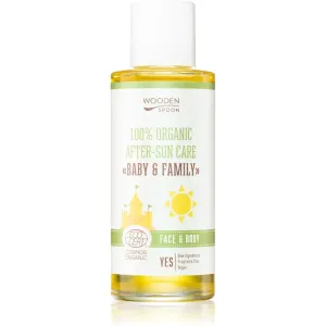 WoodenSpoon Baby & Family Öl nach dem Sonnen für Gesicht und Körper 100 ml