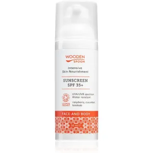 WoodenSpoon Skin Nourishment Sonnenlotion für Gesicht und Körper SPF 35 50 ml