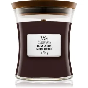 Woodwick Black Cherry Duftkerze mit Holzdocht 275 g
