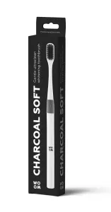 WOOM Toothbrush Charcoal Soft Zahnbürste mit Aktivkohle weich 1 St