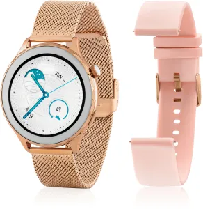 Wotchi Smartwatch WAK43G - Gold/Pink SET + Ersatzband