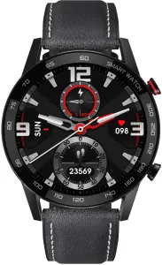 Wotchi Smartwatch WO95BL - Black Leather