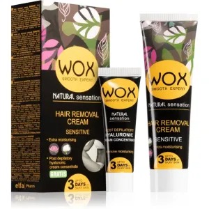 WOX Natural Sensation Enthaarungscreme für empfindliche Oberhaut 100 ml