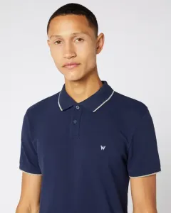 Wrangler Polo T-Shirt Blau