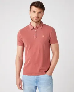 Wrangler Polo T-Shirt Rot