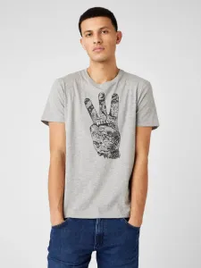 Wrangler Positive Vibe T-Shirt Grau
