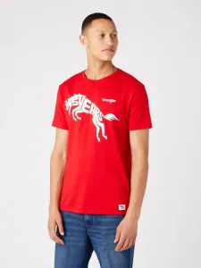 Wrangler T-Shirt Rot #251166