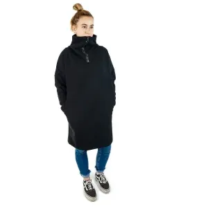 XISS SPLASHED ZIP Damen Sweatshirt, schwarz, größe L/XL