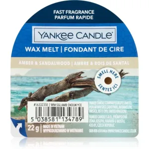 Yankee Candle Amber & Sandalwood duftwachs für aromalampe 22 g