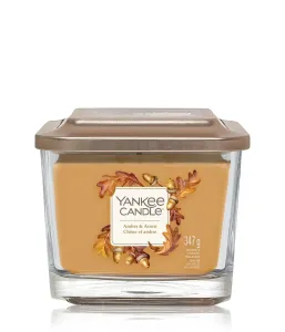 Yankee Candle Aromatische Kerze klein quadratisch Elevation Amber & Acorn 96 g
