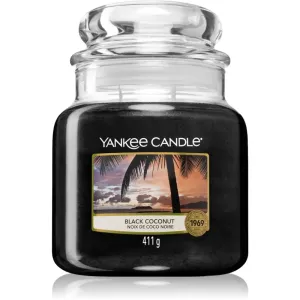 Yankee Candle Aromatische Kerze Classic mittel Schwarze Kokosnuss 411 g