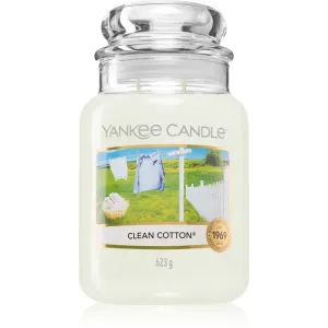 Yankee Candle Aromatische Kerze Saubere Baumwolle 623 g