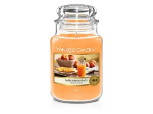 Yankee Candle Duftkerze groß Farm Fresh Peach 623 g